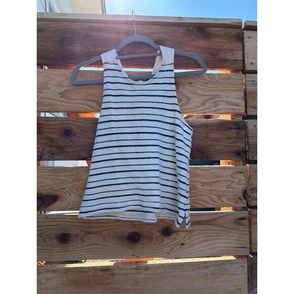 Madewell Texture‎ & Thread T Back, Bow, Striped Tank Top  Sz S - Picture 5 of 9